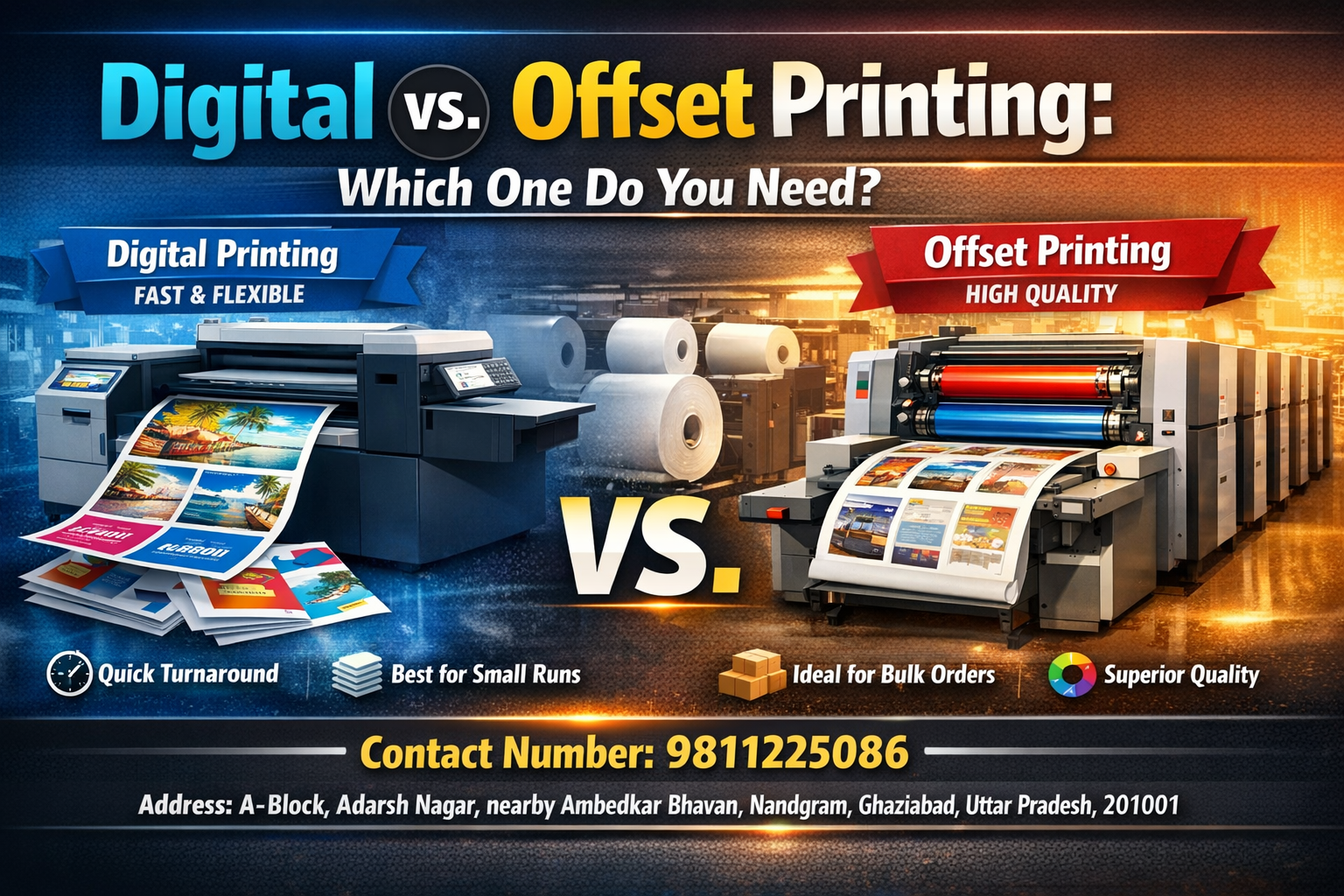 Digital vs. Offset Printing