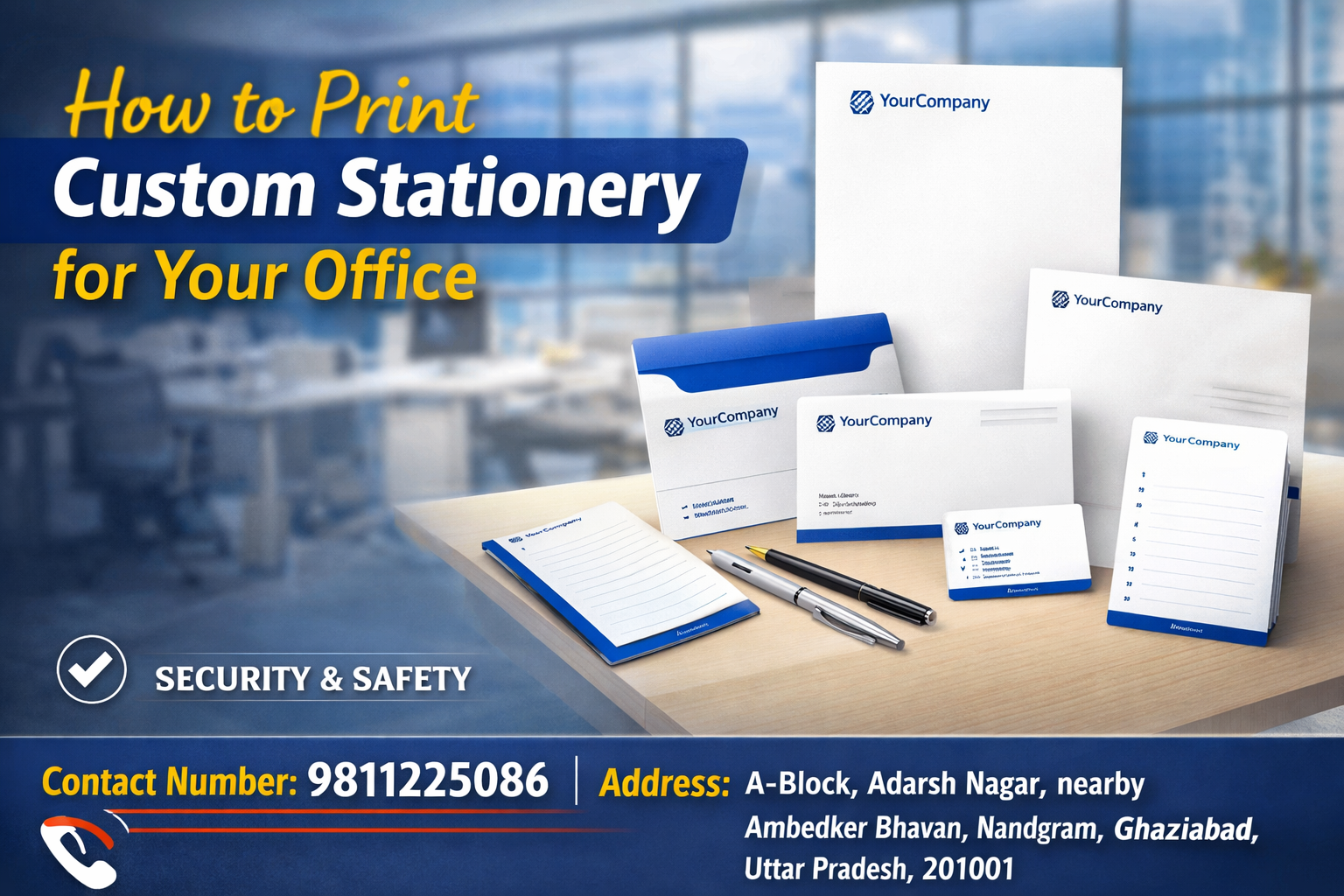 print custom Stationery