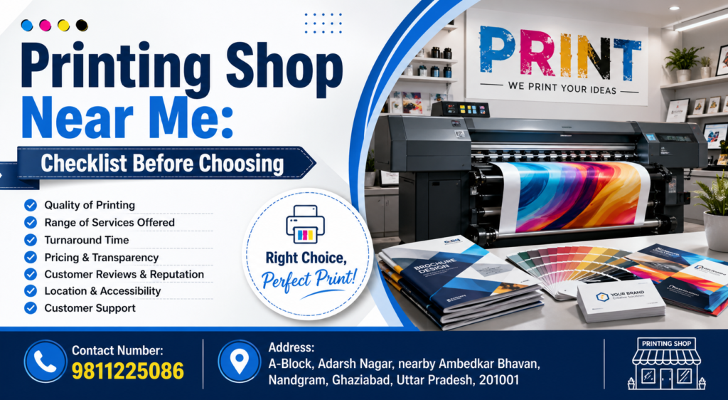 Printing Shop Near Me