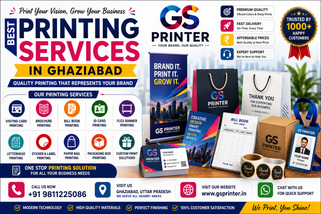 Best Printing Services in Ghaziabad