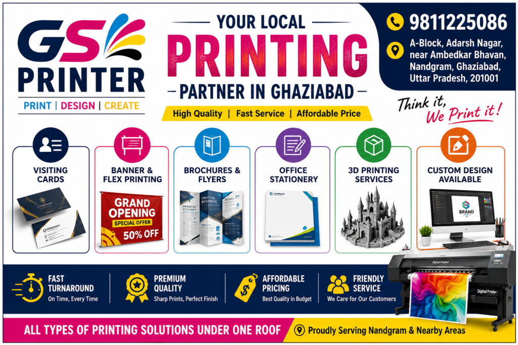 Printing Services in Nandgram Ghaziabad