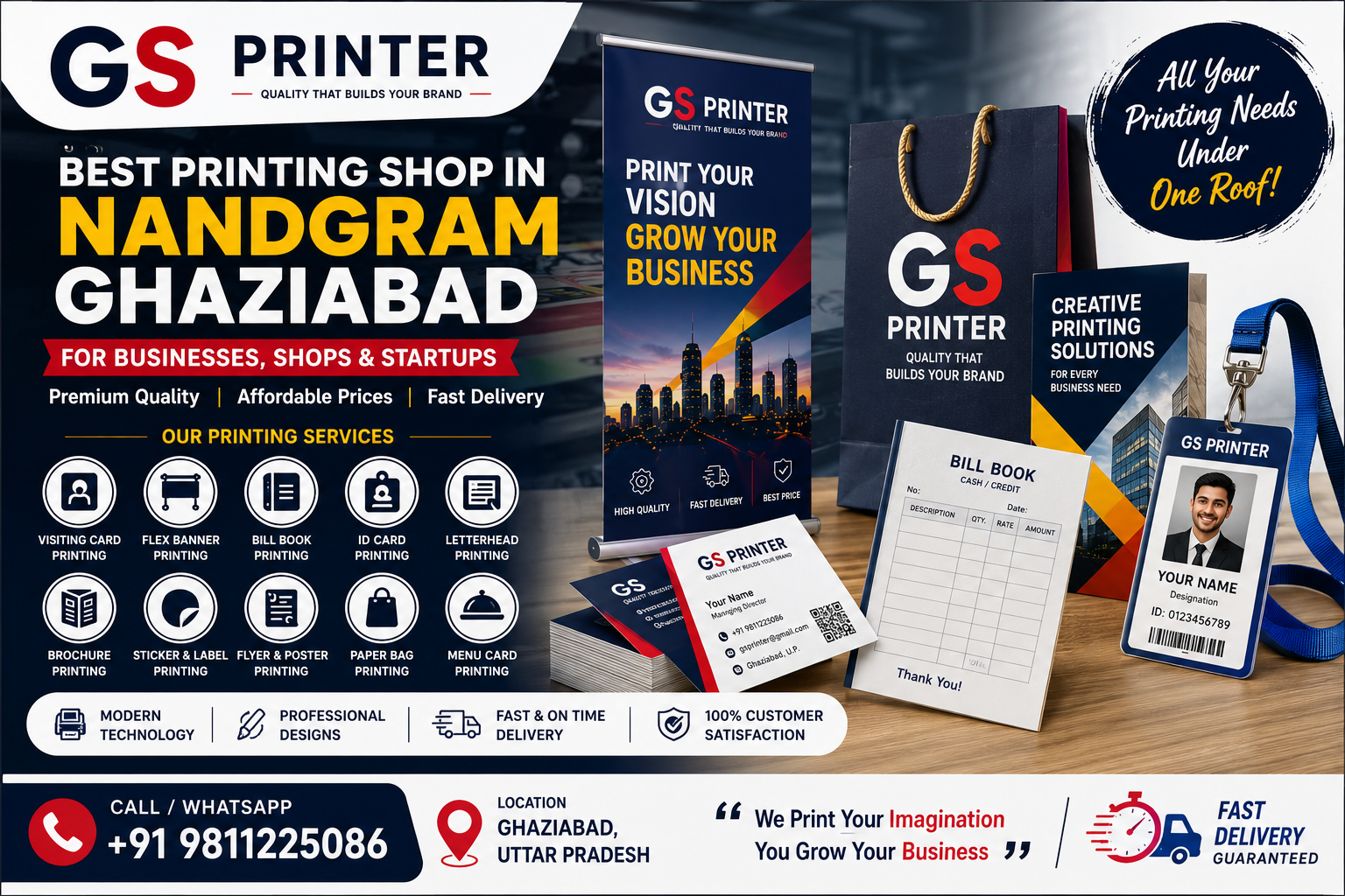 Best Printing Shop in Nandgram Ghaziabad