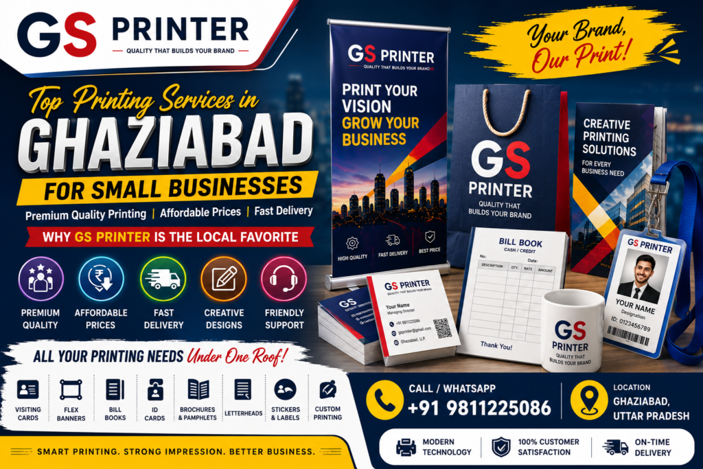 Top Printing Services in Ghaziabad