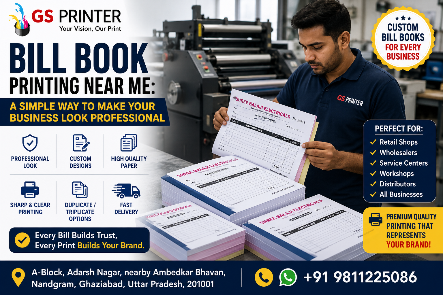 Bill Book Printing Near Me