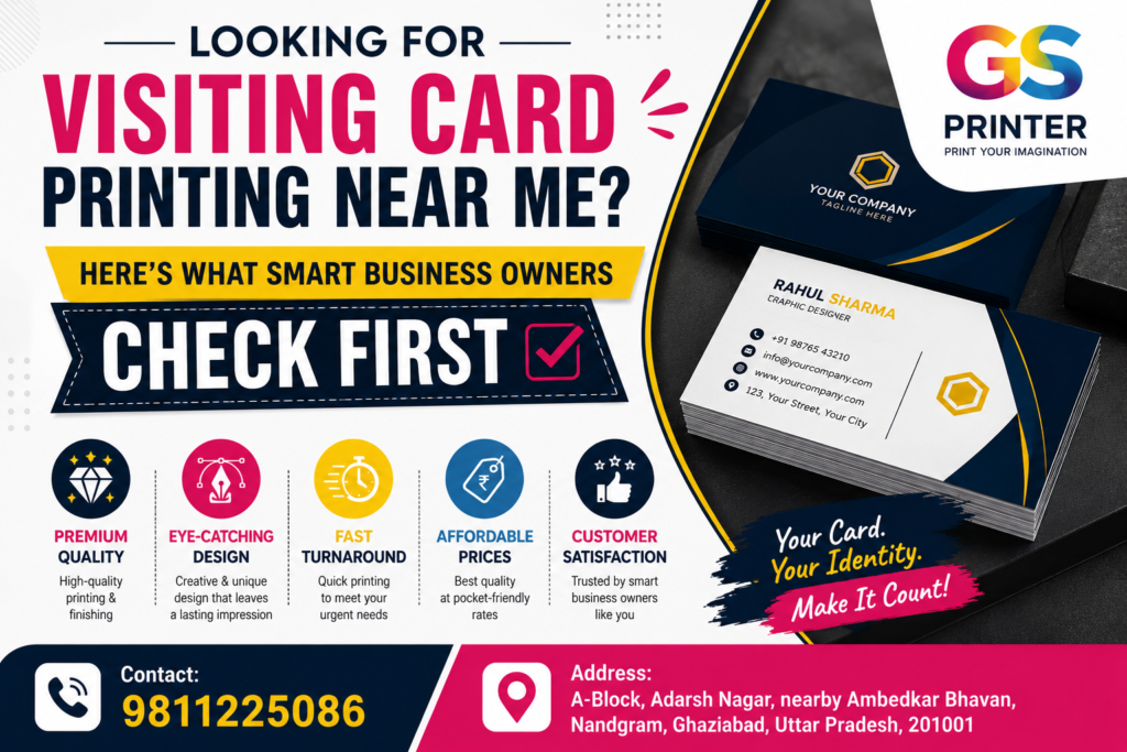 Visiting Card Printing Near Me