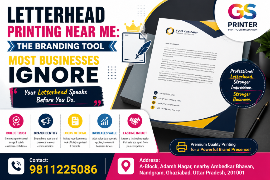 Letterhead Printing Near Me