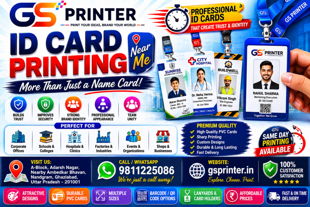 ID Card Printing Near Me